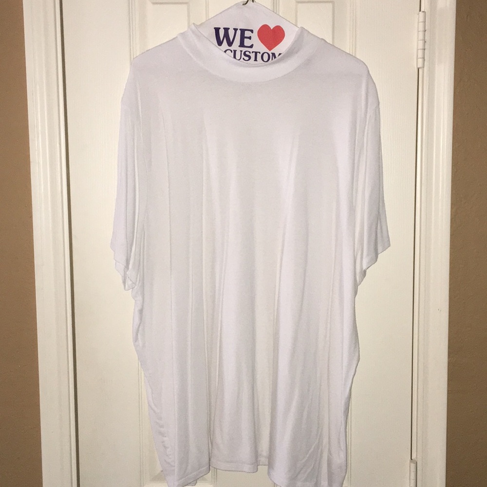 Mock turtleneck t-shirt
